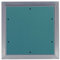 Revisionsklappe Trockenbau 250 x 250 mm – Revisionstür - Wartungsklappe mit 25 mm imprägnierter GK-Einlage und Druckverschluss – aus korrosionsbeständigem Aluminium – befliesbar – MW multi werkzeug