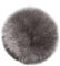 Teppich Wölkchen – Flauschiger Hochflor Teppich-Schlafzimmer-Rund - Schaffell Kunstfell Lammfell - Bettvorleger &- weicher Fellteppich-Rund - Rutschfester Kleiner Teppich - Braun - Rund 30cm