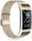 Amzpas Kompatible Für Fitbit Charge 2 Armband, Metall Magnetverschluss Edelstahl Ersatzarmband für Fitbit Charge 2 (05 Champagner, S)