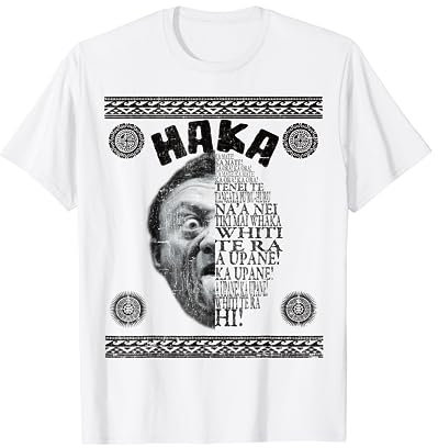 Haka Fans Maori Krieger New Zealand Rugby T-Shirt