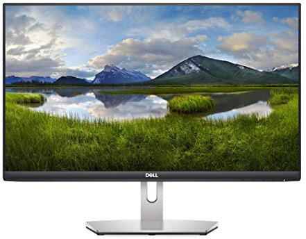 Dell S2421H 24 Inch Full HD 1080p IPS Ultra-Thin Bezel Monitor 2 x HDMI Ports, Built-in Speakers, Silver