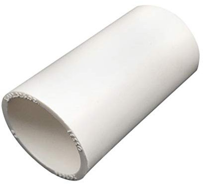 BOZONLI Tube d'isolation électrique câble fil de tube Gaine Wrap, Raccord de Tuyau PVC Connecteurs Droits, Ø 32 mm, 10 pièces