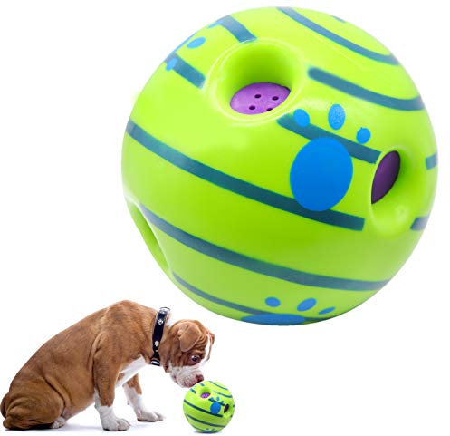Besimple Interaktives Hundespielzeug, interaktives Spielzeug für Welpen, lustiger Kichergeräusch, für kleine, mittelgroße und große Hunde