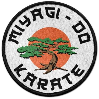 Copytec Patch Miyagi Do Karate Kid Dojo Aufnäher Kampf-Sport Retro 80er Kult #36914
