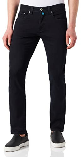Pierre Cardin Herren Jeans Lyon | Männer Hose | Tapered Fit | Blue/Black Used Washed | Blue/Black Used 8002 6802 | 30W - 34L