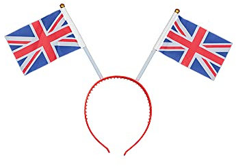 Wicked Costumes Great Britain Union Jack Head Boppers