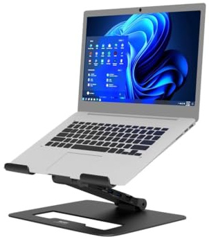 Port Connect USB-C-Dockingstation 2-in-1 mit Ständer für Notebook, 7 Geräte, 85 W, 5 GB/s EU