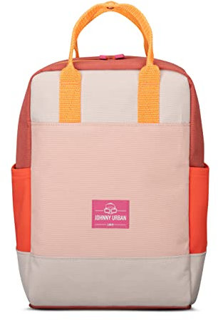 Johnny Urban Rucksack Kinder Mädchen & Jungen Rot - Junior Linus - Kinderrucksack mit Brustgurt für Kindergarten - Ab 3 Jahren - 7l - Wasserabweisend