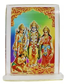 LAKSHMI'S EAGLE Ram Foto Anhänger Auto Armaturenbrett Religiöser Fotorahmen Religiöser Rahmen Indischer Gott Dekorative Statue Skulptur Sammlerfigur Hindu Return Geschenke