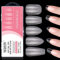 YSUVIN Nageltips 300 Stück 15 Größen Fake Nails Transparent, Künstlich Nagelspitzen Nails Tips, Full Coverage Fake Nail Extension, Ballerina/2 Almond/Kurzer Square/Kurz Sarg