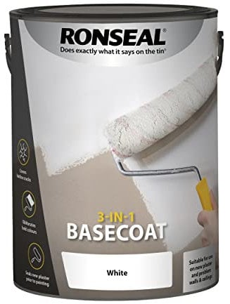 Ronseal BASECOAT PAINT WHITE 5L