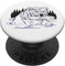 Eisbär mit Fisch angeln fischen im Winter Fischer Angler PopSockets mit austauschbarem PopGrip