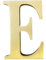 Lettere inglesi autoadesive in ottone massiccio da 4,5 cm di altezza 4,5 cm, adesivo da parete per cassetta postale dorata, numeri indirizzi, negozi, nome studio, combinazione fai da te per