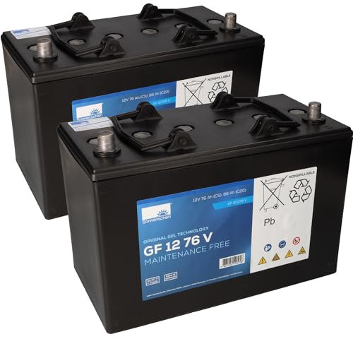 Ersatzakku Satz für Columbus Reinigungsmaschine RA 43 B20 12V 76Ah Gel Akku Batterie