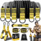 136.1 kg Heavy Resistance Bands Set für Männer - 6 Stufen mit Griffen, Türanker, Knöchelriemen - Home Gym Equipment für Krafttraining, Physiotherapie, Muskelaufbau, Yoga, Stretching
