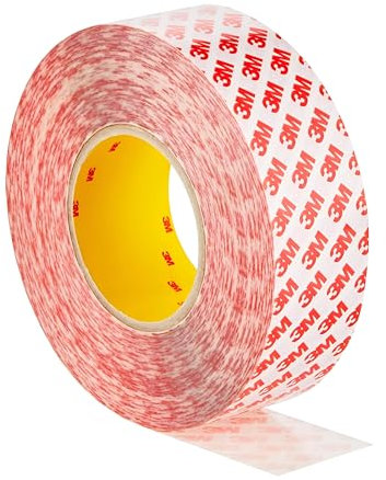 Dpm Tapes - Doppelseitiges GPT PET-Klebeband: starke Haftung, hält auf schwierigen Oberflächen. Dicke 0,21 mm, beständig bis 150 °C, UV-Beständigkeit ex 9088 (50 mm x 50 m)