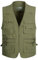 Ornrjfll Sommerjacke für Herren, ärmellos, Baggy-Jacke mit vielen Taschen, männliche Passform, mehrere Taschen, für Fotografen, Armee EN8, XL