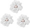 IWOWHERO 3Stücke Blumen Haarspangen für Mädchen Teenager und Frauen Elegante Haarnadeln mit Perlen Haar Accessoires für Festliche Anlässe und Alltagslooks