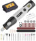 4V Mini Trapano Elettrico, Utensili Rotanti Multifunzione con 111 Accessori, Trapano a Batteria 5 velocità variabile Utensile Rotante,5000-18000 rpm per Incisione,Taglio, Foratura, Lucidatur(Grigio)