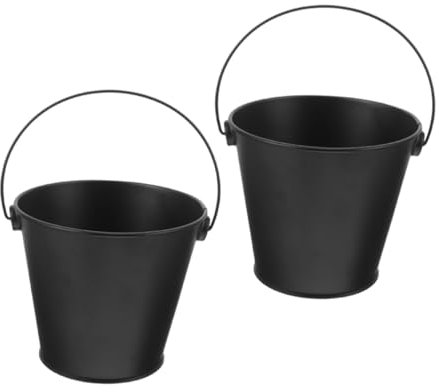YARNOW 2 Pezzi Grill Per Barbecue All'Aperto Secchio Per Olio Grill Secchio Riutilizzabile Secchio In Grill Secchio Per Grasso Secchio Per Grasso In Grill Drip Barile