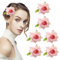 Winmany Haarspangen mit Rosen, für Damen und Mädchen, Blumen-Haarnadel, Brosche, Kopfschmuck, Blumen-Haarschmuck, Dekoration, Hochzeit, Party, Muttertag, Rosa, 6 Stück