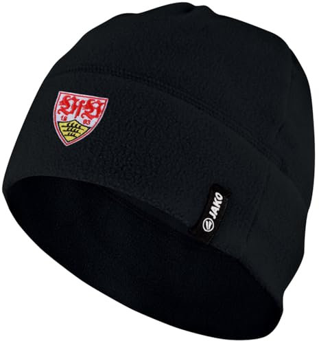 JAKO Mütze VfB Stuttgart Team Fleecemütze ST1224 Schwarz Junior