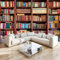 Generisch Fototapete Bücherregal Bibliothek Vlies Tapeten 350x256 cm 3D Effekt Moderne Wandtapete Wohnzimmer Schlafzimmer Wandbilder Wand