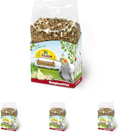 JR FARM Birds Individual Nymphensittich 1kg (Packung mit 4)