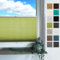 Rollmayer Plissee mit Bohren, Plisseerollo Faltrollo Sichtschutz und Sonnenschutz für Fenster und Tür Premiumqualität Falte für Zuhause, 3 Kollektionen(Binco Grün,B130cm x H120cm)