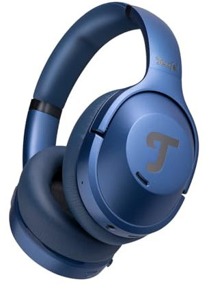 Teufel REAL Blue NC 3 - Kabellose Bluetooth-Kopfhörer Over-Ear mit Active Noise Cancelling und Langer Akkuflaufzeit (bis zu 59 Stunden mit ANC), Sprachsteuerung, Transparenzmodus (Steel Blue)
