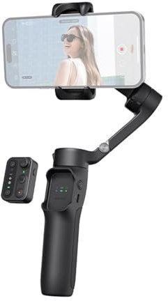 Hohem iSteady X3 SE Portable 3-Axis Smartphone Gimbal Stabilizer Smart Tracking Lightweight Gear for Vlogging Travelers (Negro)