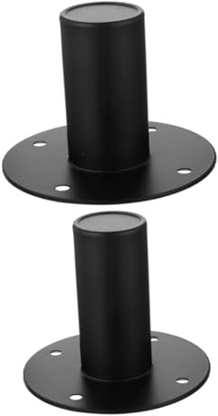 Gatuida 2pcs Speaker Iron Base Loudspeaker Metal Support Bracket for Indoor Stage Use Speaker Supply Support