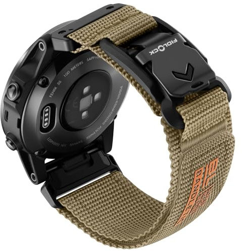 Bandletic 20mm Armband Kompatibel mit Garmin Fenix 8 43mm/7s pro/6s/5s