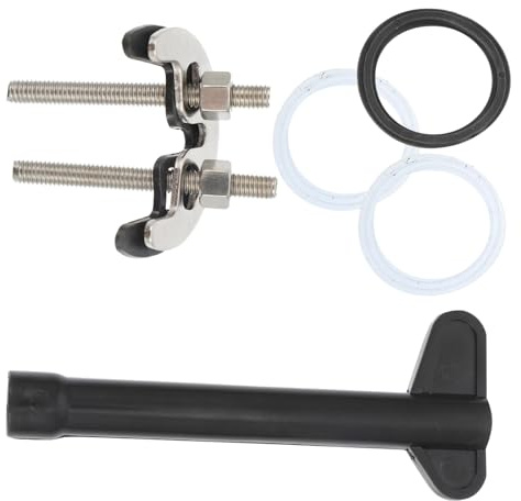 FUTUREORYY Kit de Fixation Robinet Évier Acier Inoxydable Attaches à Cheval Antirouille et Sécurisé pour Installation Robinet de Cuisine