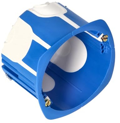 Miratic Unterputzdose Ø 60 mm (Bohrloch Ø 67 mm) – Winddicht für Hohlwände ideal für Gipskarton – Robuste und sichere Installation (einfach)