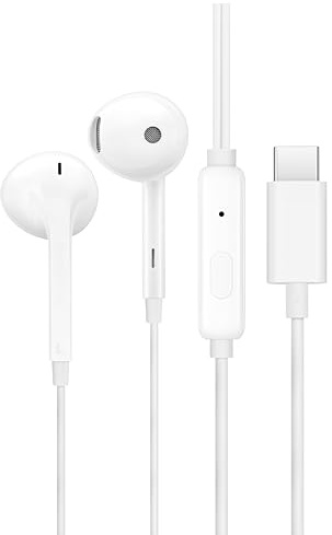 OnePlus Half in-Ear Wired Digital Earphones Lite Type-C MH136 White in