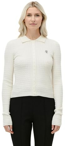 LeGer Manolja Jumper - Strickpullover Damen mit Polokragen - körpernahe Passform - Pullover aus Feinstrick - Mode für Damen - by Lena Gercke - Gr. 34-44