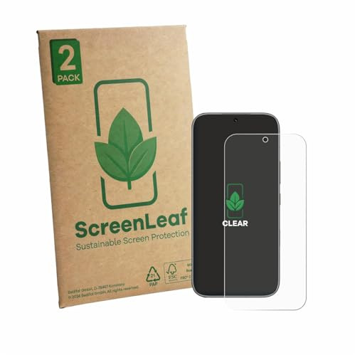 ScreenLeaf 2 Stück Schutzfolie für Honor 600 [nachhaltiger Displayschutz, Folie, transparent, kratzfest]