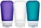 humangear 'GoToob' 3er Pack 100 ml transp./violett/türkis, 071103, Einheitsgröße