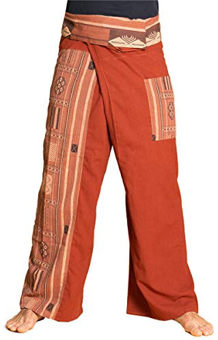 PANASIAM Fisherman Pants Beam, red-Brown, L