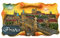 3D-Kühlschrankmagnet in Prag, tschechische Karlel-Brücke, Reiseaufkleber, Souvenirs, Heim- und Küchendekoration, Prag, Kühlschrankmagnet aus China