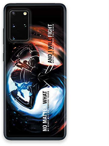 Cokitec Schutzhülle für Samsung Galaxy S20, Motiv Manga Sao Sword Art Online Fight