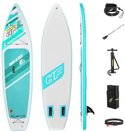 Bestway Hydro-Force™ SUP Touring Board-Set, Aqua Glider, 322 x 79 x 12 cm, mit Paddel