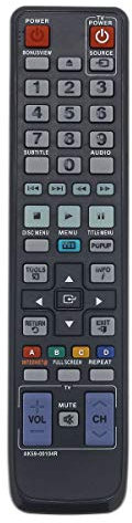 AK59-00104R Replacement Blu-ray Remote Control for Samsung Bluray/DVD Player BD-C6500 BD-C5500 BD-D6500/ZA BD-D6100C/ZA BD-P1580 BD-P1590M BD-P1595 BD-P1600 BD-C6800/XAA BD-C6600/XAA BD-C6900 BD-C5900