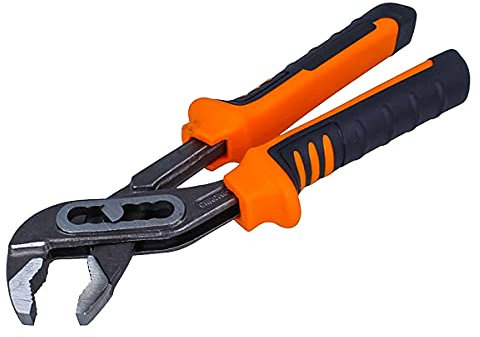 Pinza Papagallo, Chiave Pinza Regolabile A Pappagallo, Pinza Idraulico Mulitgrip Per Tubi e Dadi (200mm)