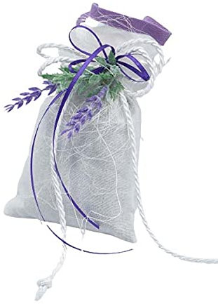 Lavendel Duftsäckchen Kleiderschrank: Weiß Lila Duftsäckchen Lavendel getrocknet – Mottenschutz für Kleiderschrank, Auto Duft, Raumduft – Lavendel getrocknet – Lavendelsäckchen Landhuis Handmade