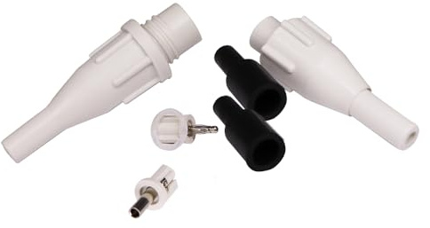 FONLAND Maschio Femmina DC Power Connettore, connettore adattatore per cavo ad alta tensione D4,3 mm per alimentazione laser a tubo laser CO2 (3PCS)