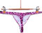 Faringoto String léopard pour homme - Culotte taille basse, rose, XL