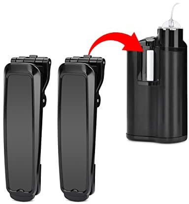 iGuerburn 2er-Pack Gürtelclip für Medtronic MiniMed 640G 780G 630G 670G 770G Insulinpumpe Zubehör - Schwarz