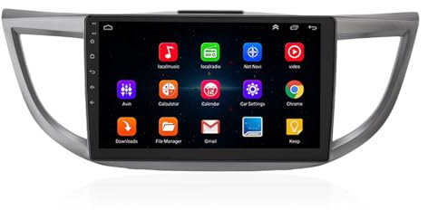 Radio de Coche Estéreo para Honda CRV 2012 a 2016, Pantalla Táctil IPS de 10 Pulgadas Integrada Carplay Auto, 2G RAM 32G ROM Multimedia Radio de Coche Inalámbrica Compatible con Navegación GPS Bluetoo